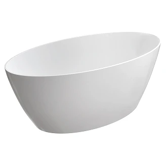 Omnires Badekar <strong>Siena M+</strong>  Hvit Blank 161x81 cm