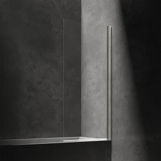 Omnires Badekarvegg <strong>Kingston</strong>  Krom Blank 70 cm