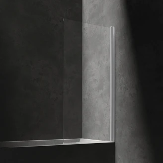 Omnires Badekarvegg <strong>Kenton</strong>  Krom Blank 70 cm