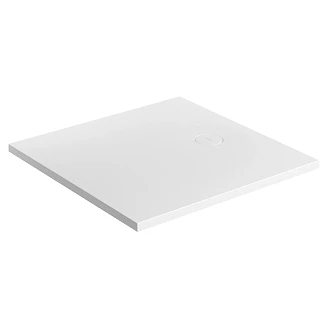 Omnires Sklisikkert komposittdusjkar <strong>Aquarock M+</strong>  80x80 cm Hvit Matt