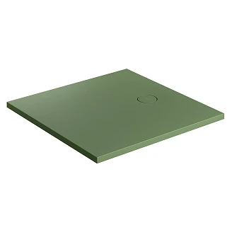 Omnires Sklisikkert komposittdusjkar <strong>Aquarock M+</strong>  80x80 cm Oliven Matt