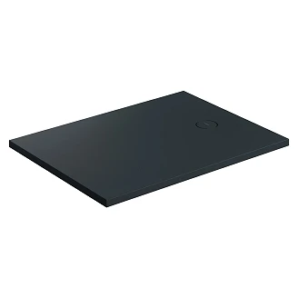 Omnires Sklisikkert komposittdusjkar <strong>Aquarock M+</strong>  90x120 cm Svart Lava Matt