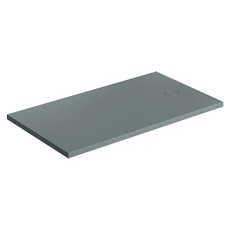 Omnires Sklisikkert komposittdusjkar <strong>Aquarock M+</strong>  90x140 cm Askgrå Matt