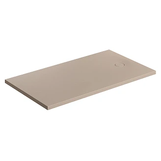 Omnires Sklisikkert komposittdusjkar <strong>Aquarock M+</strong>  90x140 cm Beige Matt