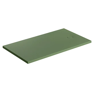 Omnires Sklisikkert komposittdusjkar <strong>Aquarock M+</strong>  90x140 cm Oliven Matt