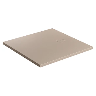 Omnires Sklisikkert komposittdusjkar <strong>Aquarock M+</strong>  90x90 cm Beige Matt