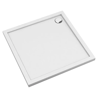 Omnires Dusjkar <strong>Merton</strong>  80x80 cm Hvit Blank