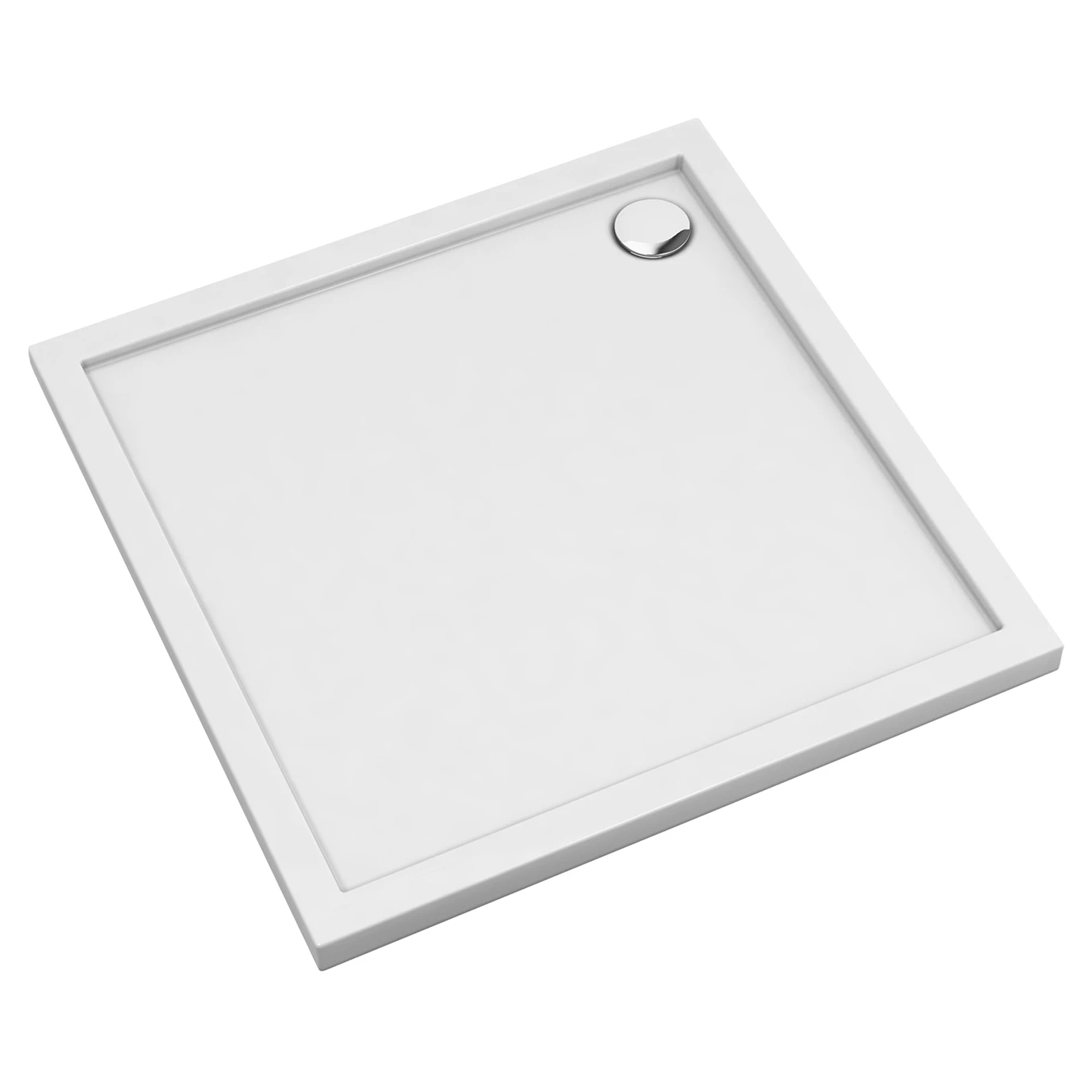 Omnires Dusjkar Merton 80x80 cm Hvit Blank