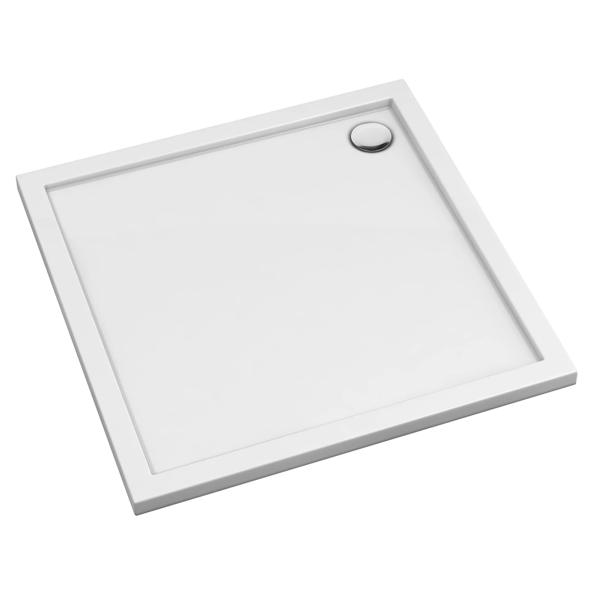 Omnires Dusjkar Merton 90x90 cm Hvit Blank