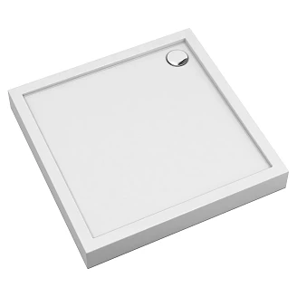 Omnires Dusjkar Camden 80x80 cm Hvit Blank