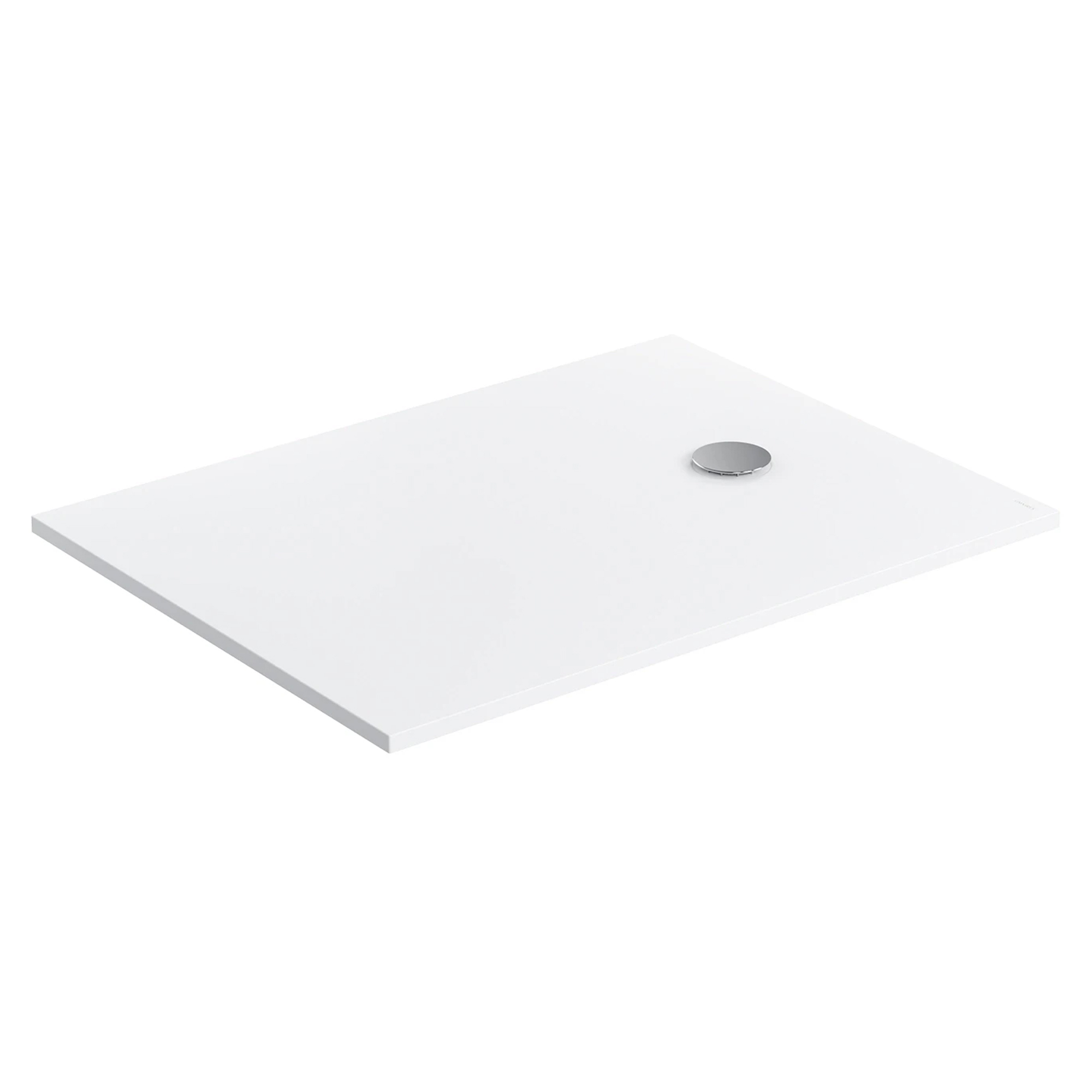 Omnires Sklisikkert komposittdusjkar Aquapure M+ 80x100 cm Hvit Matt