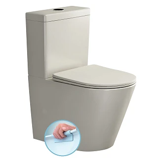 Toalett <strong>Flowe</strong>  Beige Matt