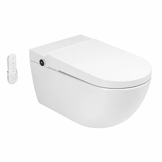 Vägghängd Dusjtoalett <strong>Sensio</strong>  Hvit Blank