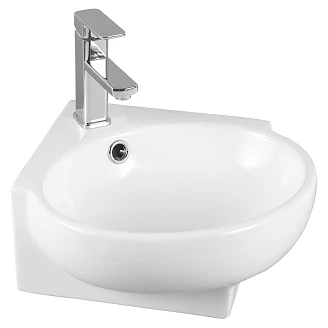 Hjørneservant <strong>Tovin</strong>  Hvit Blank