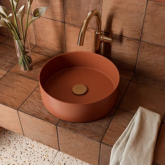 Servant <strong>Orvieto</strong>  Rund Terrakotta Matt 36 cm
