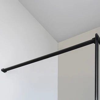 Duschstångsprofil <strong>Rivelle</strong>  140 cm Svart Matt