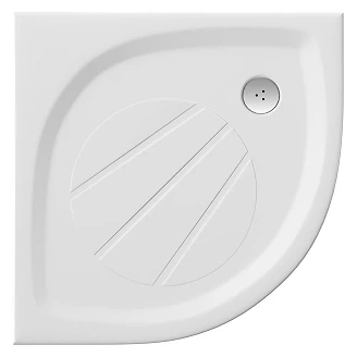 Ravak Dusjkar <strong>Elipso Pro</strong>  90x90 Rund Hvit Blank