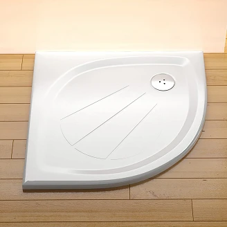 Ravak Dusjkar <strong>Elipso Pro</strong>  90x90 Rund Hvit Blank