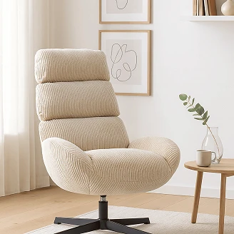 Lenestol <strong>Modre</strong>  Lys Beige Riflet