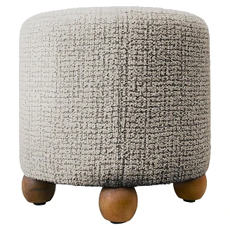 Sittepuff <strong>Vrelo</strong>  Taupe, Valnøtt Ø38 cm