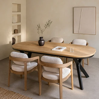 Spisebord <strong>Grenlo</strong>  Gylden Eik 100x200x75 cm