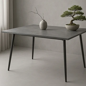 Spisebord <strong>Kronva</strong>  Betongrå 80x120x75 cm