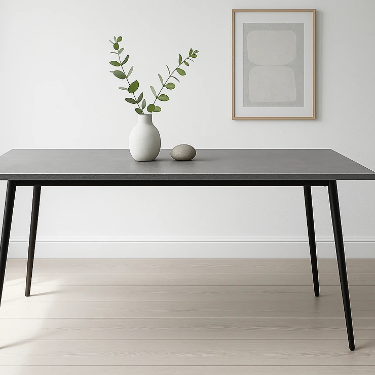 Spisebord Kronva Betongrå 80x140x75 cm