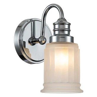 Quoizel Vegglampe <strong>Swell</strong>  Krom