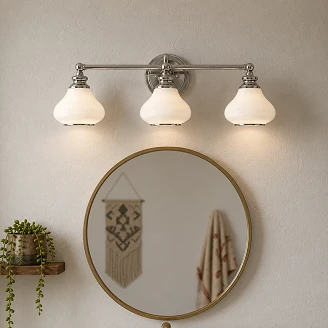 Hinkley Vegglampe Trio <strong>Ainsley</strong>  Krom