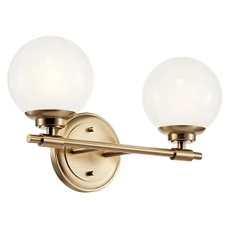 Kichler Vegglampe <strong>Benno</strong>  Hvit, Gull