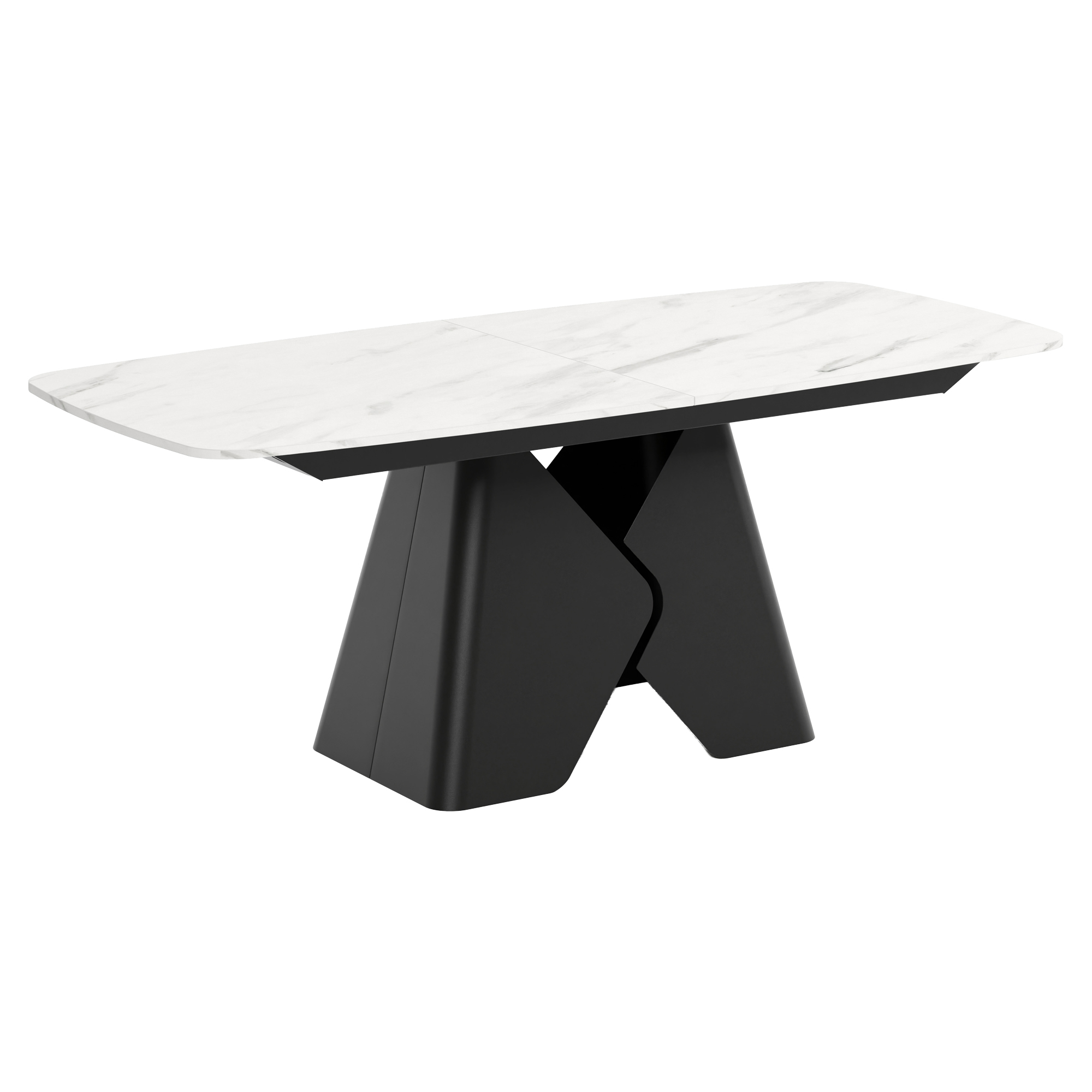 Spisebord Udtrækkeligt Roven Bianco Marmor 180/270 cm