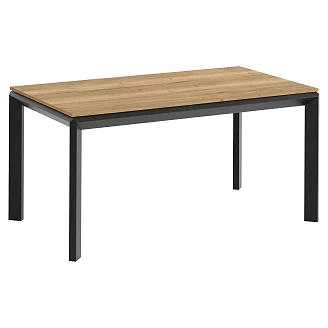 Spisebord Udtrækkeligt <strong>Alnair</strong>  Naturlig Halifax-Eg 180/270 cm