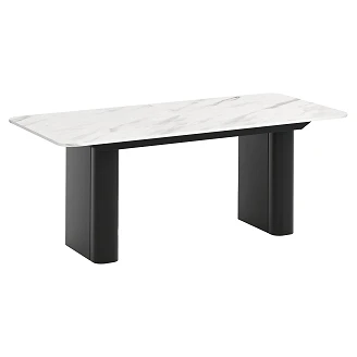 Spisebord Udtrækkeligt <strong>Valen</strong>  Bianco Marmor 180/276 cm