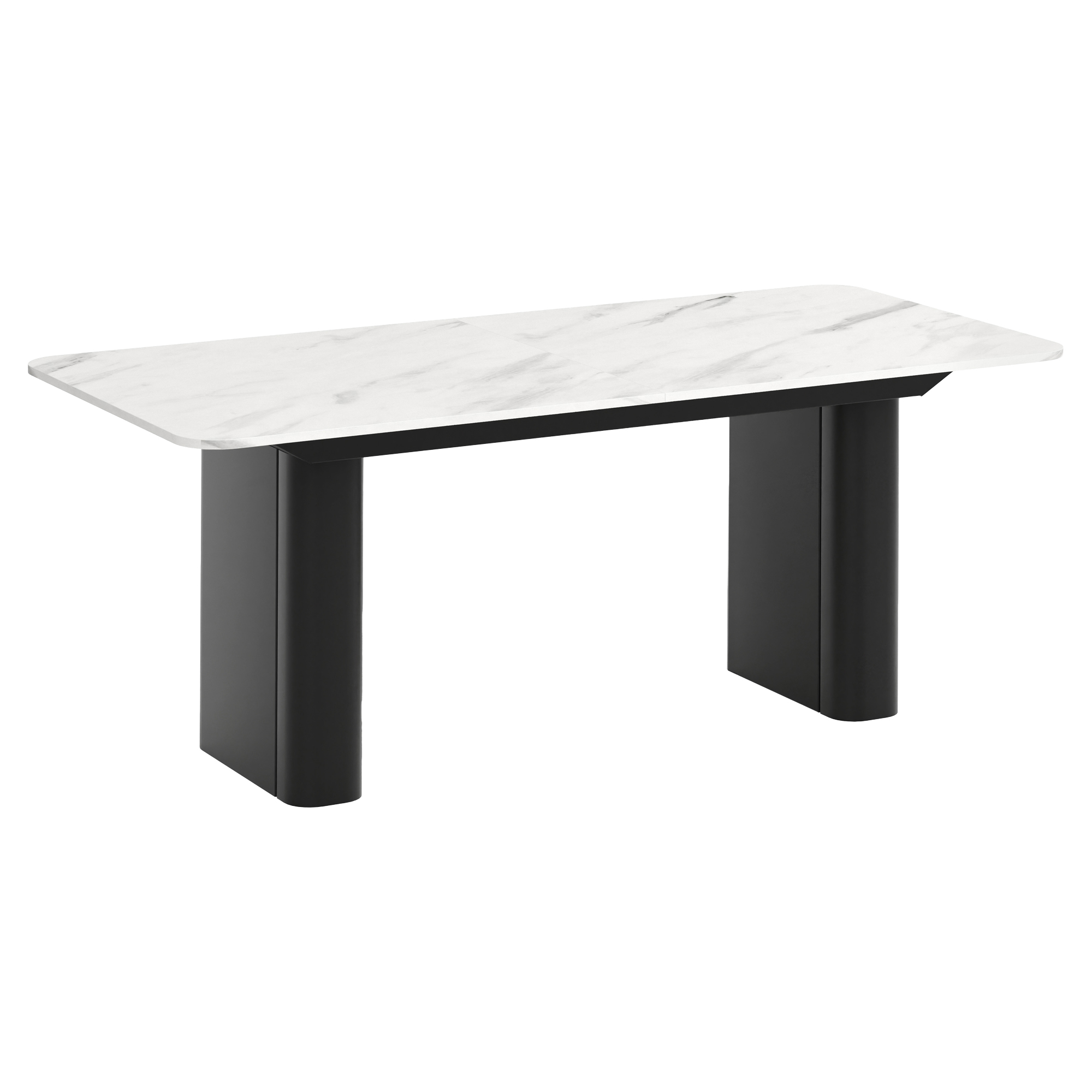 Spisebord Udtrækkeligt Valen Bianco Marmor 180/276 cm