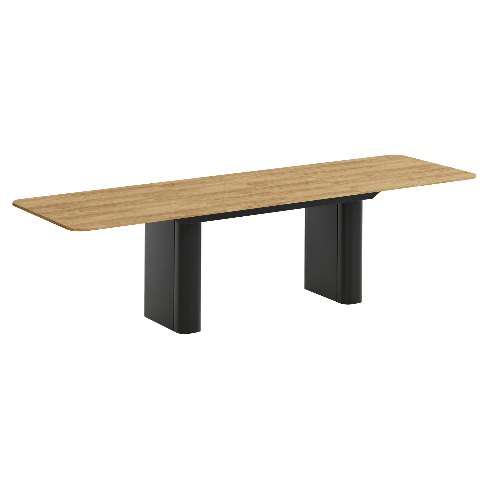 Spisebord Udtrækkeligt Valen Naturlig Hikora-Eg 200/296 cm