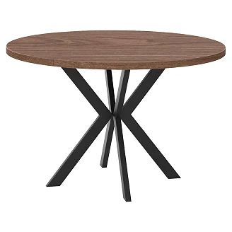 Spisebord Udtrækkeligt <strong>Skadi</strong>  Italiensk Valnød Ø120/196 cm