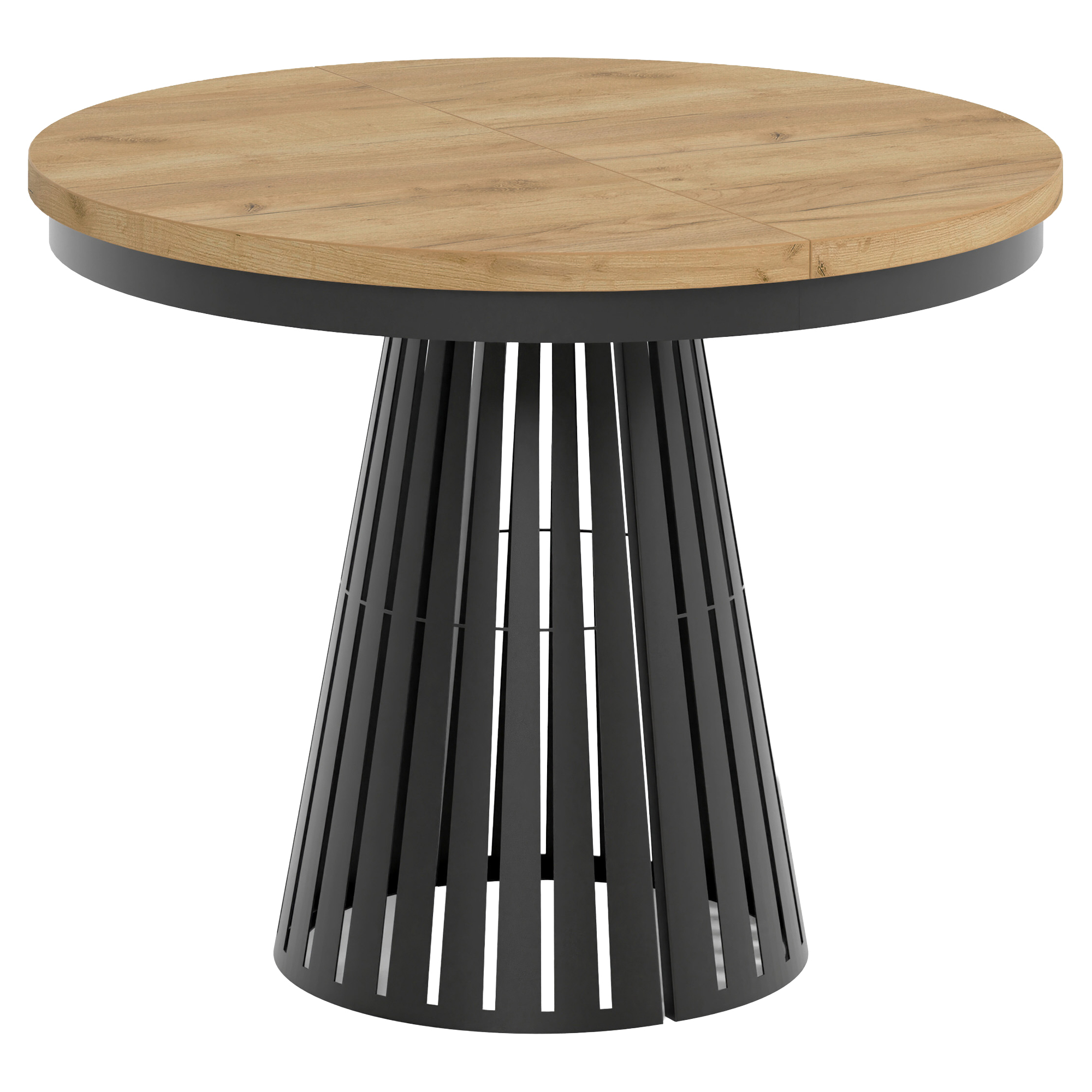 Spisebord Udtrækkeligt Roros Gylden Craft-Eg Ø100/176 cm