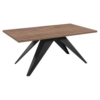 Spisebord Udtrækkeligt <strong>Pollux</strong>  Italiensk Valnød 140/240 cm