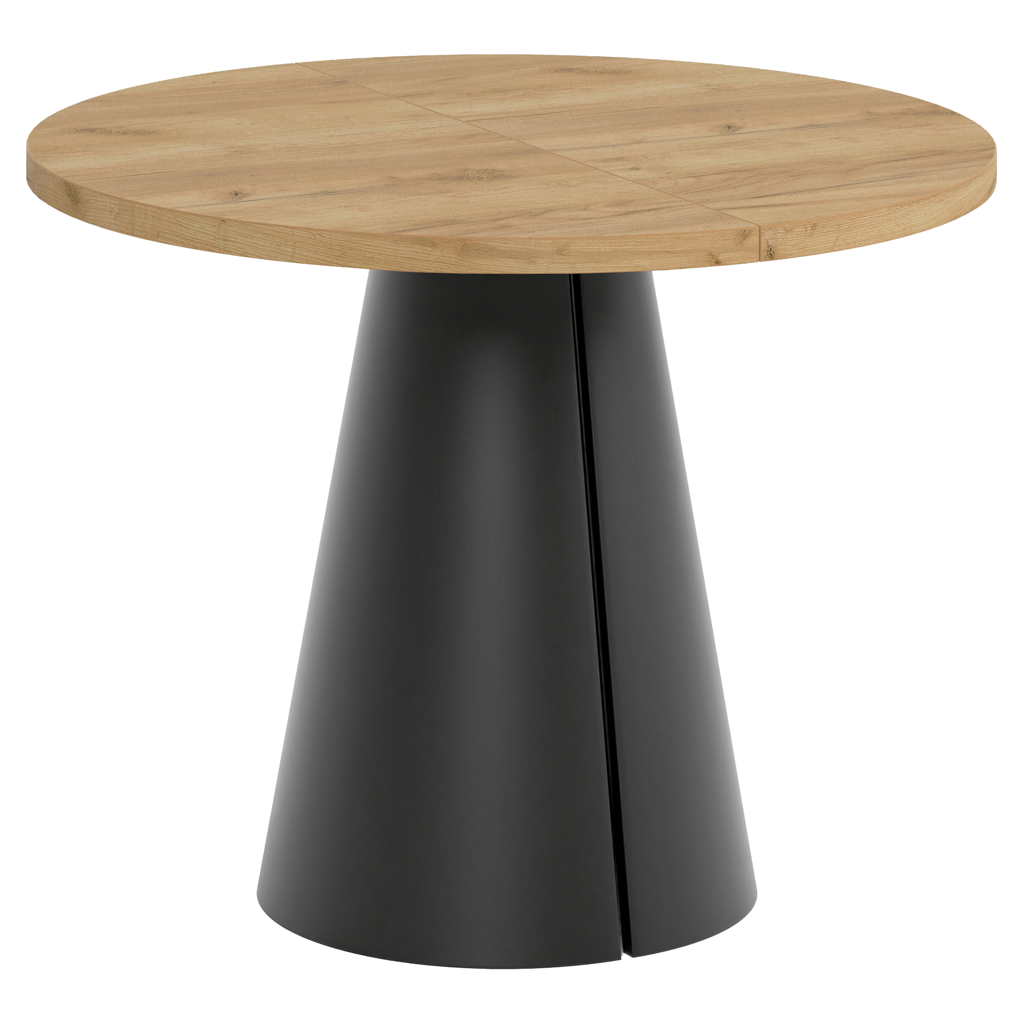 Spisebord Udtrækkeligt Acrux Gylden Craft-Eg Ø100/176 cm