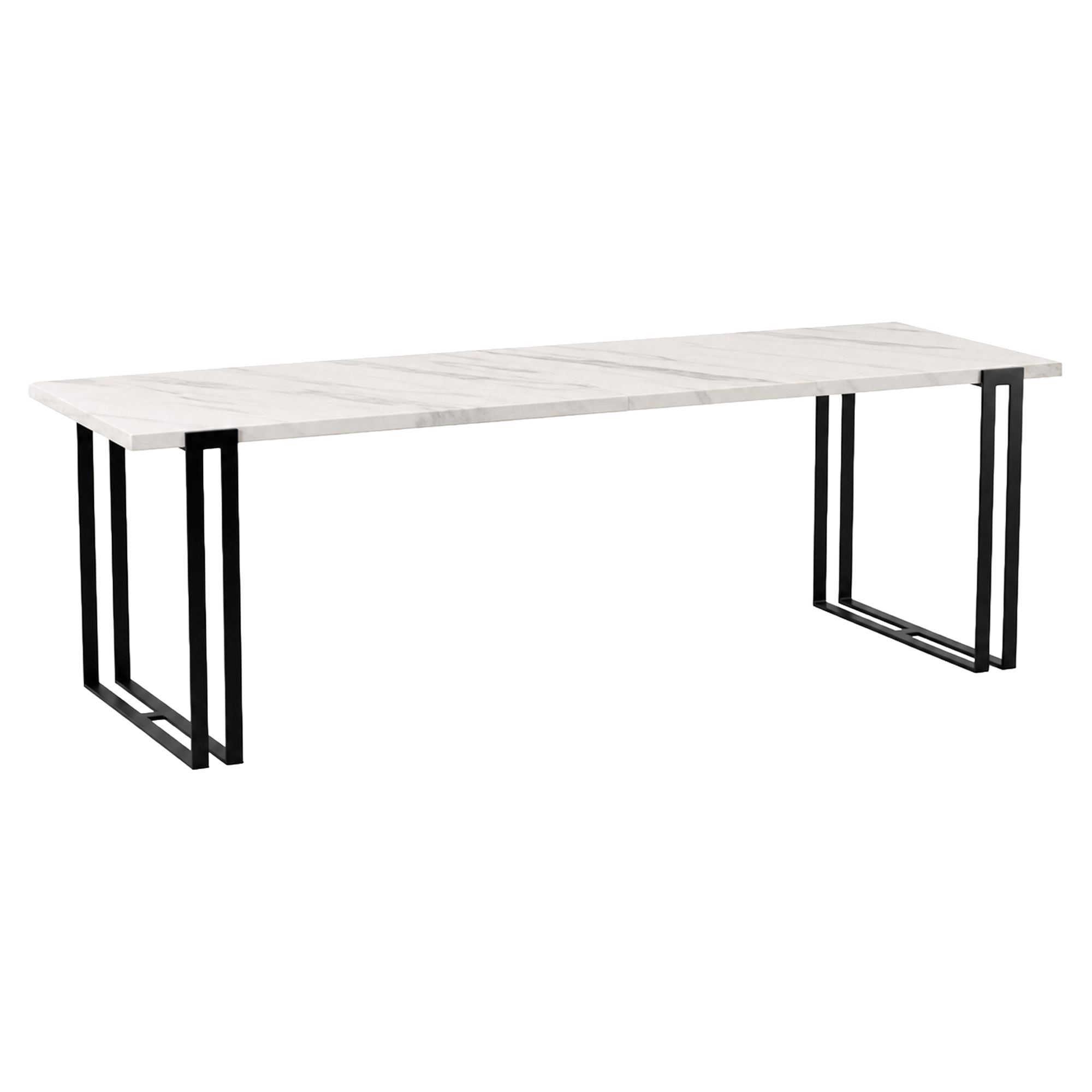 Spisebord Udtrækkeligt Atlasa Bianco Marmor 160/260 cm
