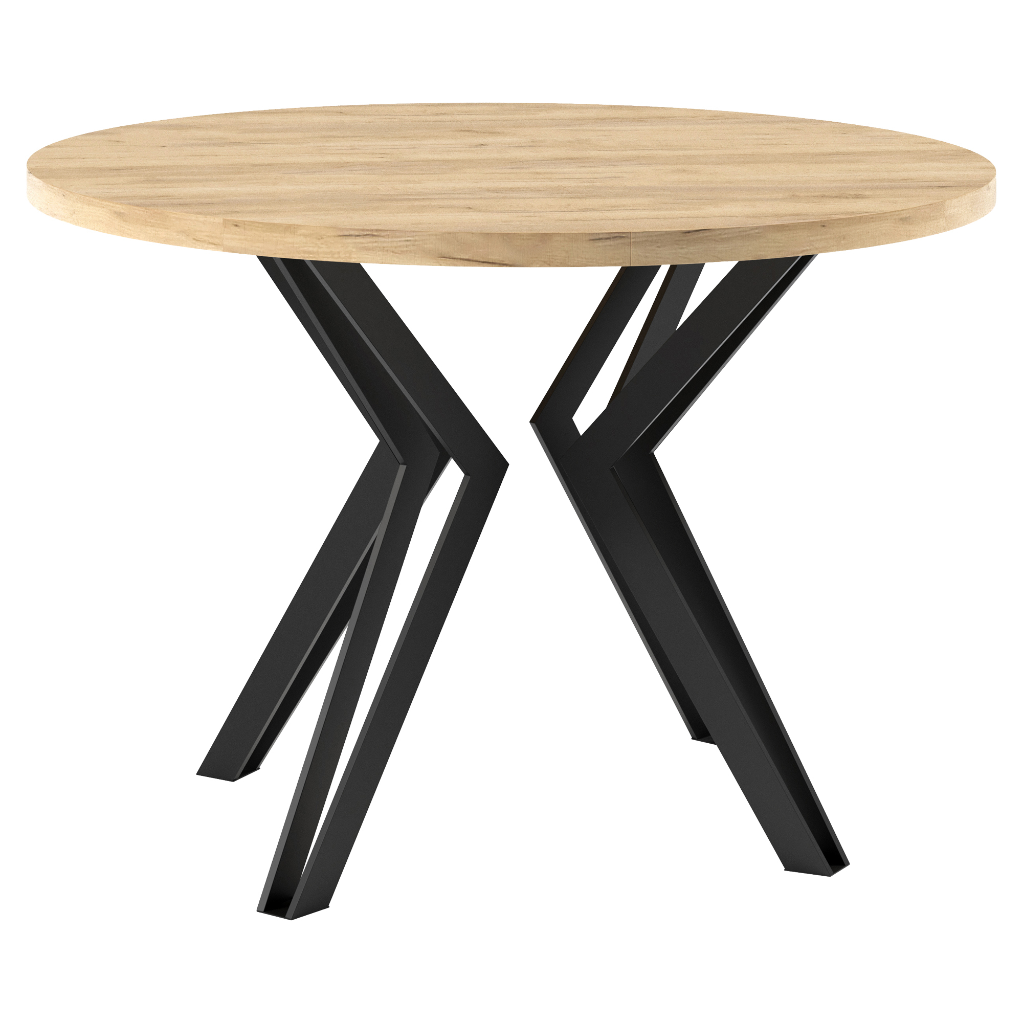 Spisebord Udtrækkeligt Bellun Gylden Craft-Eg Ø100/176 cm