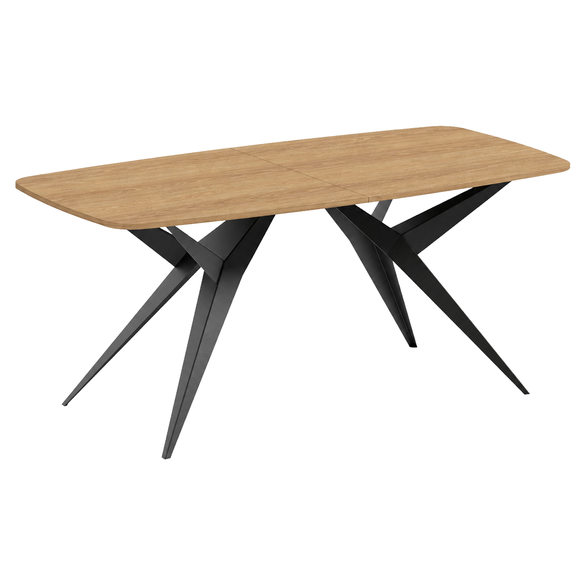 Spisebord Udtrækkeligt Hollow Naturlig Hikora-Eg 200/276 cm