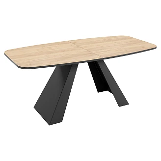 Spisebord Udtrækkeligt <strong>Ligna</strong>  Gylden Craft-Eg 160/198 cm