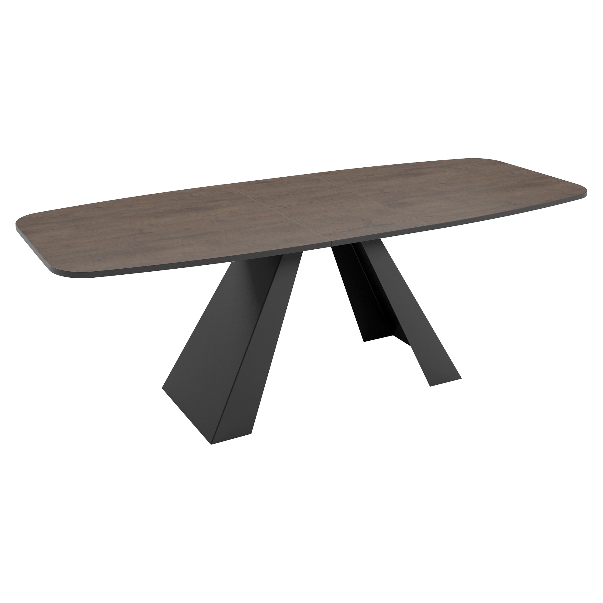 Spisebord Udtrækkeligt Ligna Mørk Lefkas-Eg 180/218 cm