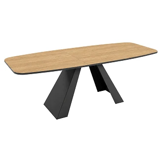 Spisebord Udtrækkeligt <strong>Ligna</strong>  Naturlig Hikora-Eg 180/218 cm