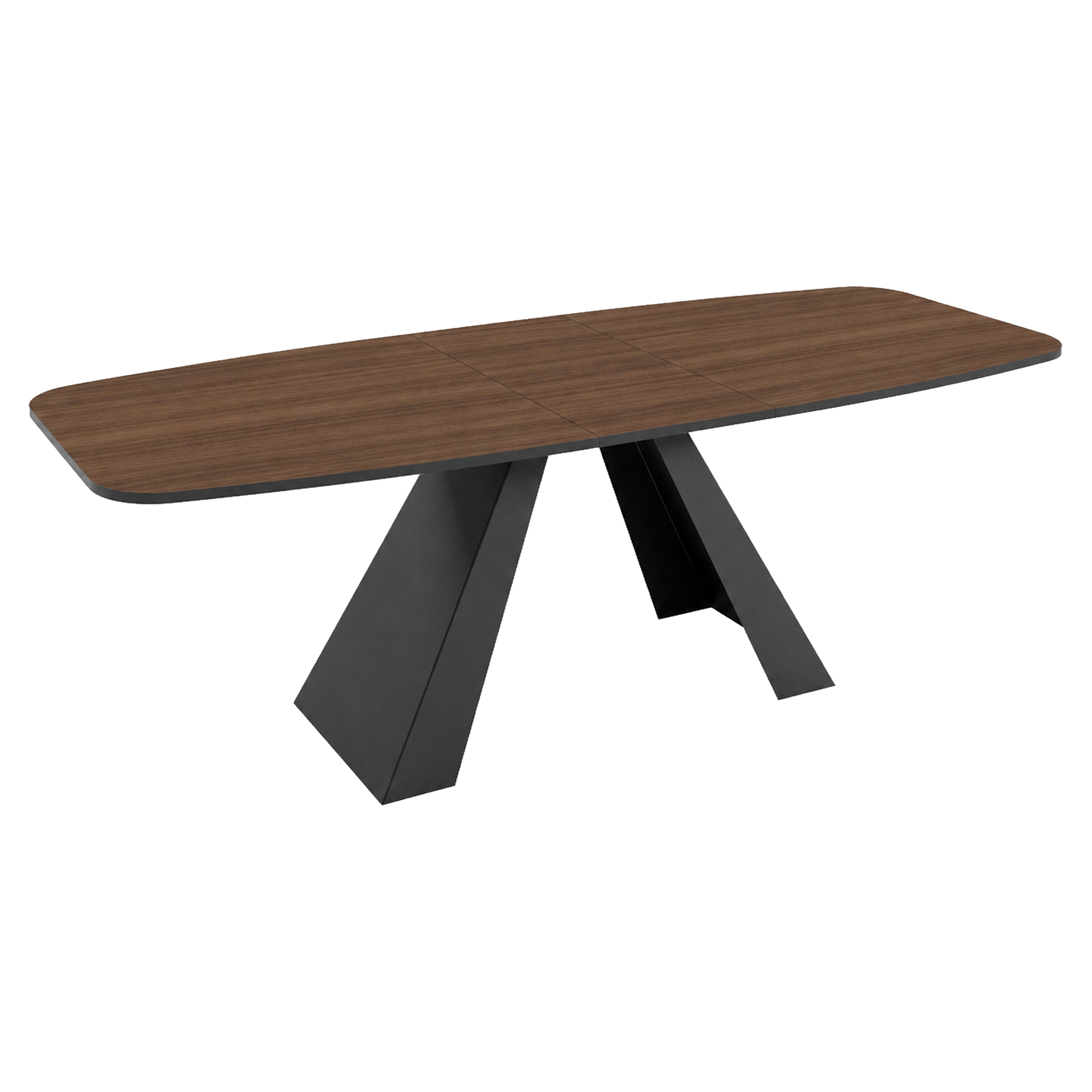 Spisebord Udtrækkeligt Ligna Franklin Tobaksvalnød 180/218 cm