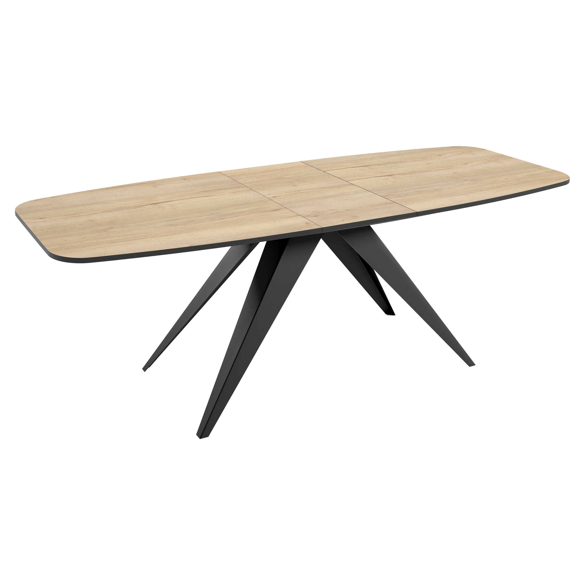 Spisebord Udtrækkeligt Arbora Naturlig Halifax-Eg 180/218 cm