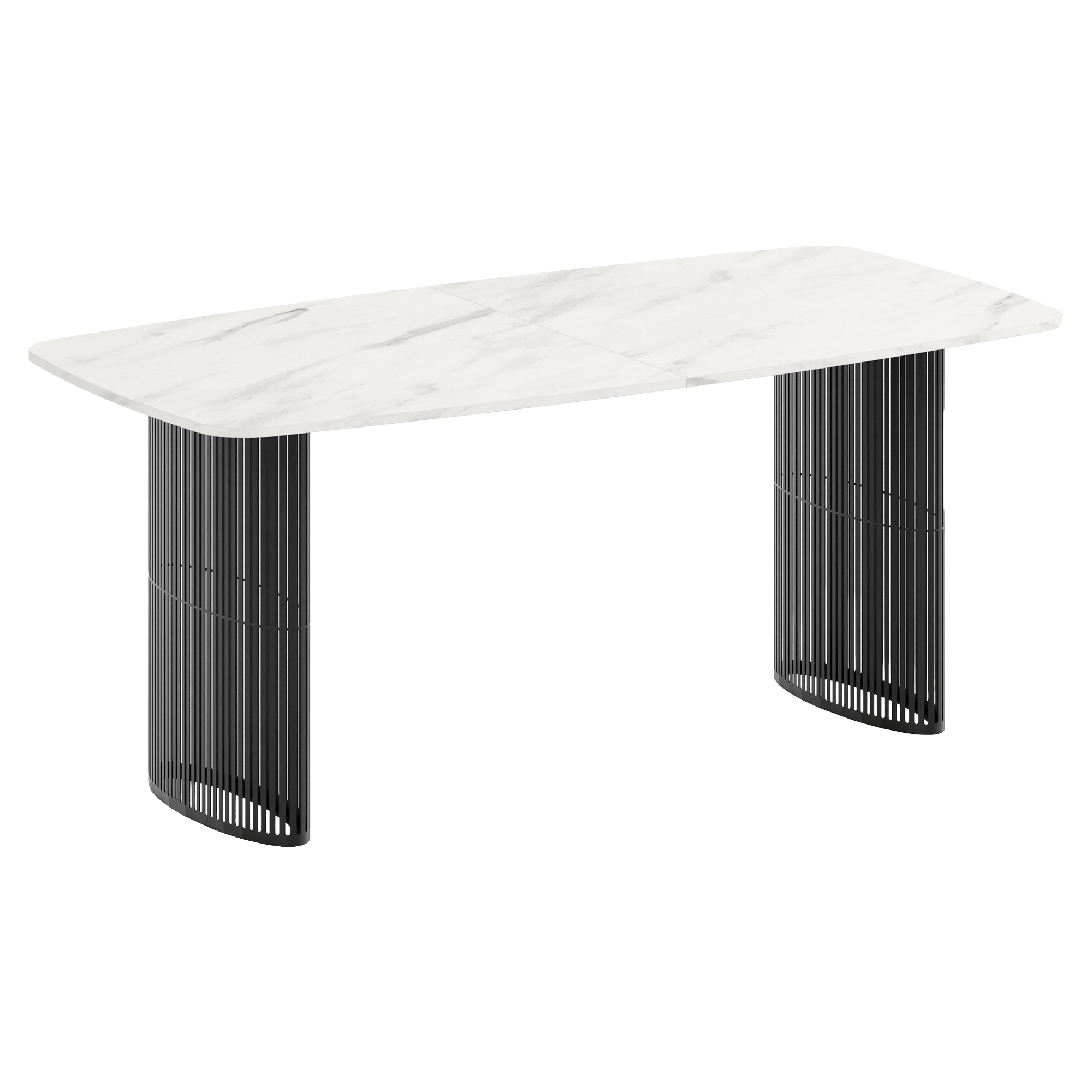 Spisebord Udtrækkeligt Bosque Bianco Marmor 200/276 cm