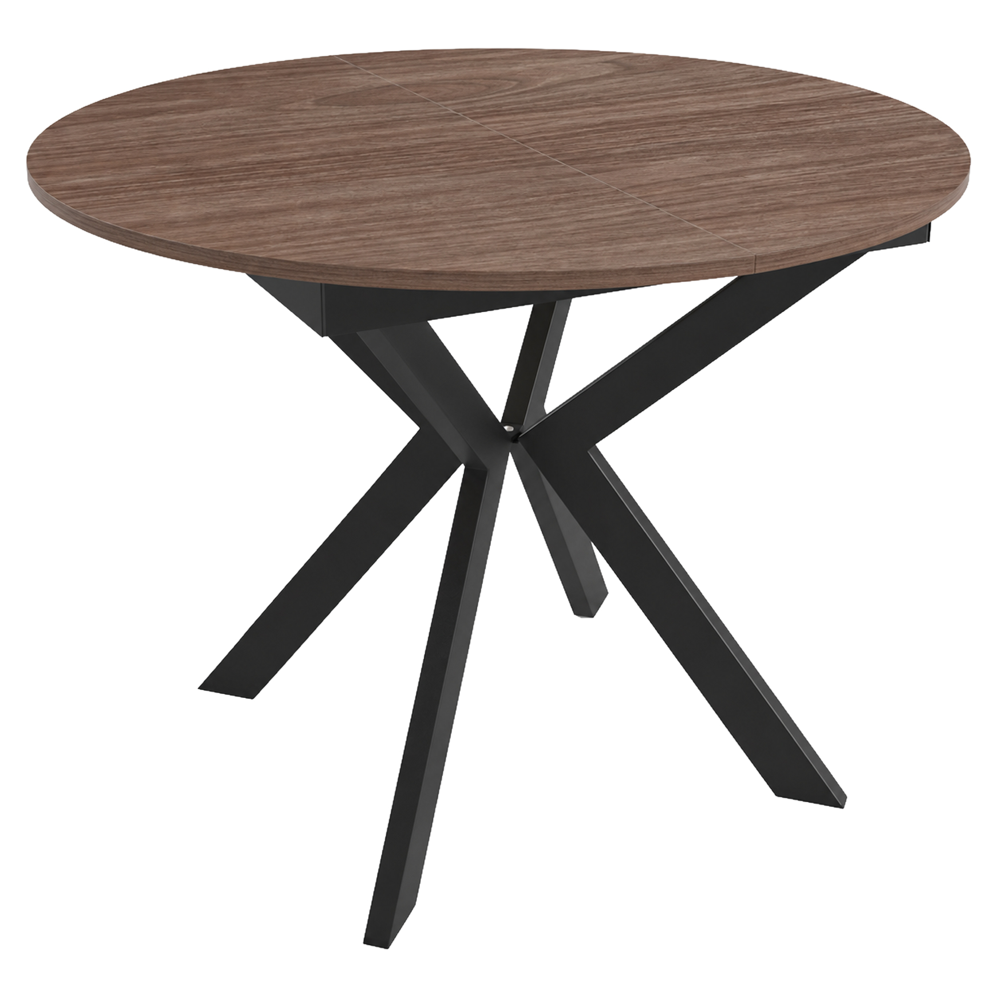 Spisebord Udtrækkeligt Ethnicraft Italiensk Valnød Ø100/138 cm