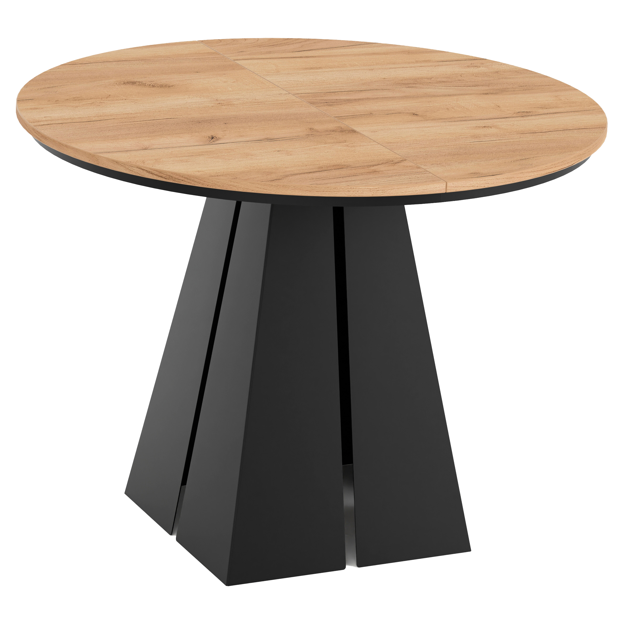 Spisebord Udtrækkeligt Dain Gylden Craft-Eg Ø120/196 cm
